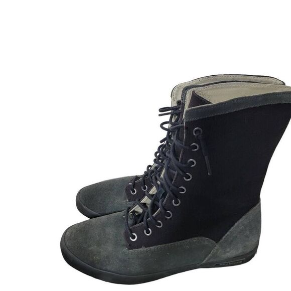 Seavees Boots Combat Boot Black Gray Women's Size 10 - Picture 5 of 8